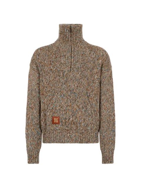DSQUARED2 D2 cottage mouliné sweater Brown S74HA1645D13239