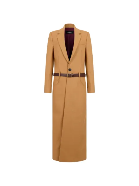 DSQUARED2 low-belt coat Neutrals S75AA0450S53003