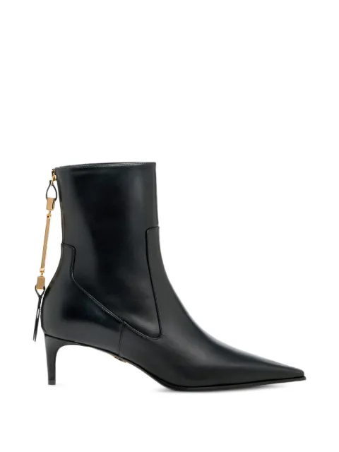 DSQUARED2 metal-bar heeled ankle boots Black ABW022101500001