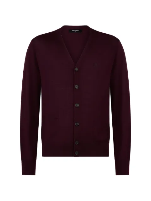 DSQUARED2 D2-upside-down cardigan Purple S74HA1627D13205