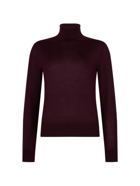 DSQUARED2 D2-upside-down turtleneck pullover Purple S75HA1425D13205