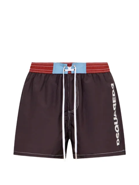 DSQUARED2 midi swim boxer Brown D7B626950ISA01