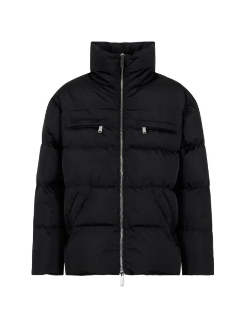 DSQUARED2 colorblock oversized cown jacket Black S74AM1716S53817