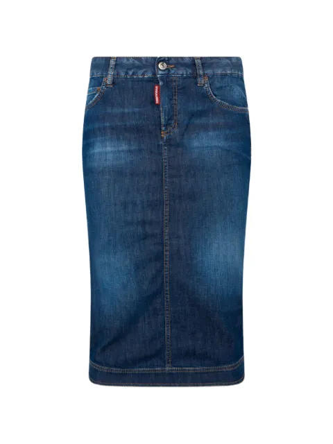 DSQUARED2 Kick mid skirt Blue S75MA1046S30341