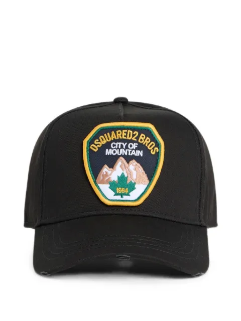 DSQUARED2 logo-embroidered baseball cap Black BCM102005C00001