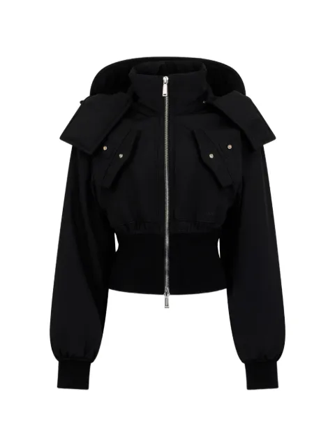 DSQUARED2 military chic mini down jacket Black S75AM1208D35515