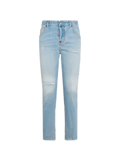 DSQUARED2 super bleached stretch Teddy jeans Blue S75LB1179S30664