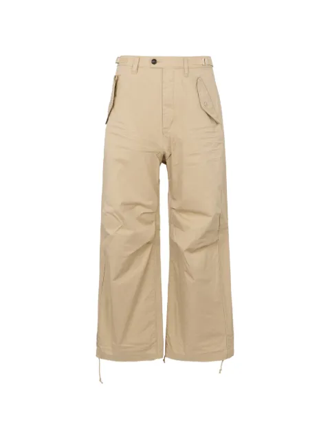 DSQUARED2 Utility2 cotton wide pants Neutrals S74KB1170S41794