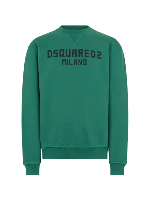 DSQUARED2 Milano cool-fit crewneck sweatshirt Green S74GU0927D25029