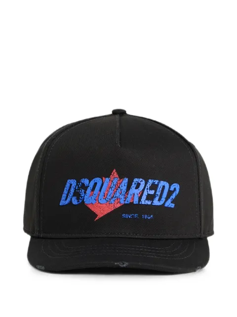DSQUARED2 logo-embroidered baseball cap Black BCM101305C00001