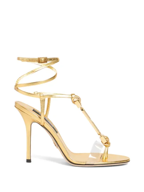 DSQUARED2 chic night heeled sandals Gold HSW030218900515