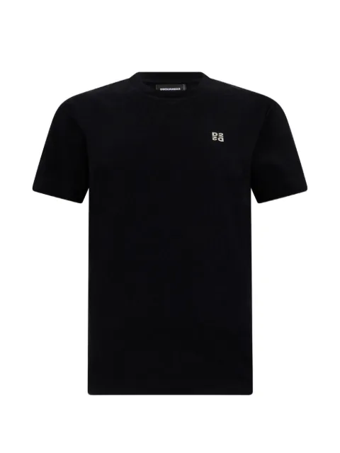 DSQUARED2 metal D2 upside down regular-fit T-shirt Black S75GD0531D20136
