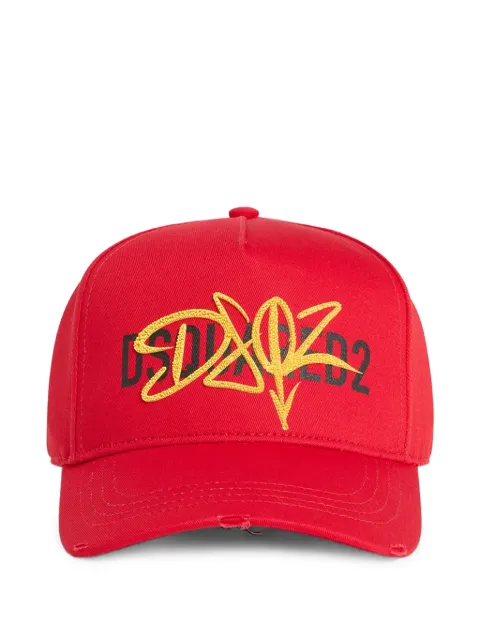 DSQUARED2 Dsquared2-logo baseball cap Red BCM101405C00001