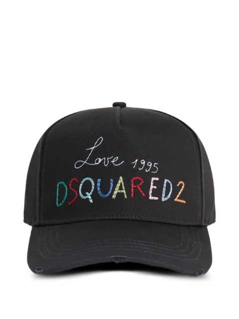 DSQUARED2 Dsquared2-logo baseball cap Black BCM101805C00001