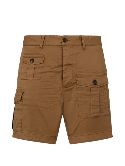 DSQUARED2 button-fastening cargo shorts Brown S74MU0976S39021