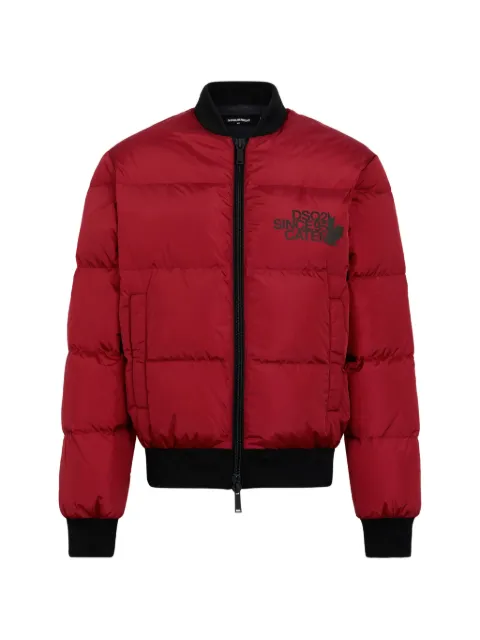 DSQUARED2 easy down bomber jacket Red S74AM1612S53817