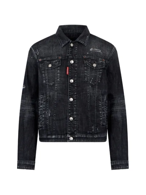 DSQUARED2 Dan black jacket Black S74AM1729S30357