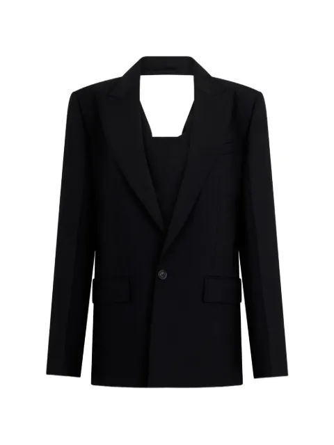 DSQUARED2 Tailored2 peek-a-boo blazer Black S75BN0962D35537