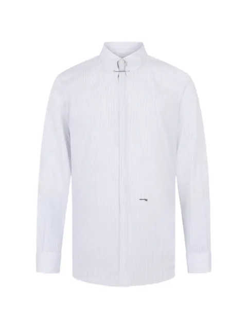 DSQUARED2 Easy slim 70's pin collar shirt White S74DM1053D35520