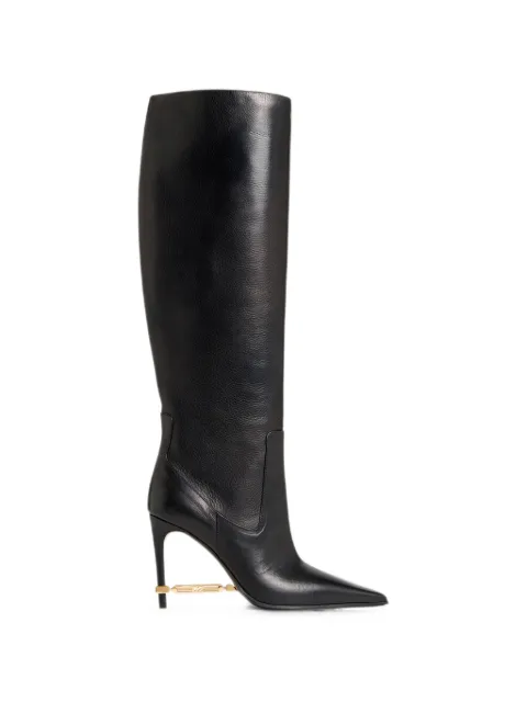 DSQUARED2 metal bar heeled boots Black BOW010812900001