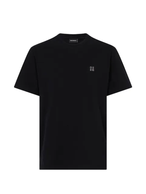 DSQUARED2 metal D2 Upside Down regular fit T-shirt Black S74GD1594D20136
