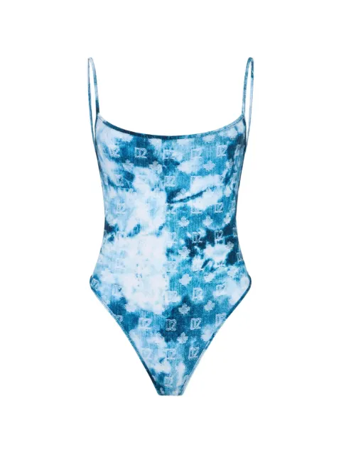 DSQUARED2 D2 monogram one-piece Blue D6BG55420ISA01