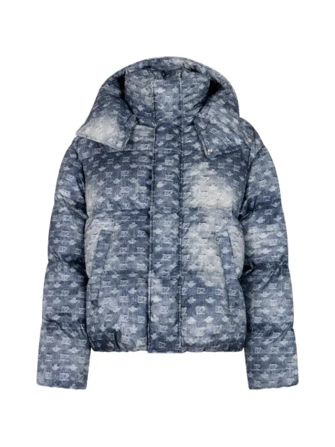 DSQUARED2 D2-monogram down jacket Blue S74AM1709D35535
