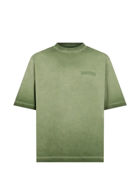 DSQUARED2 logo loose-fit T-shirt Green S74GD1573D20133