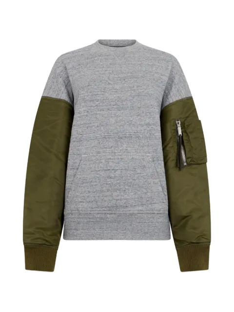 DSQUARED2 hybrid melange Field-fit crew-neck Grey S75GU0635S25463