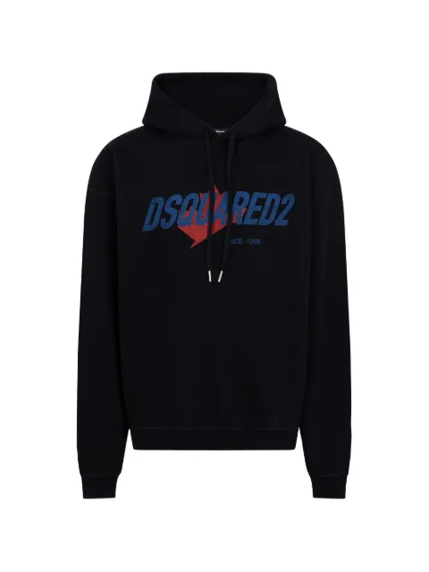DSQUARED2 logo relax-fit hoodie Black S74GU0951D25029