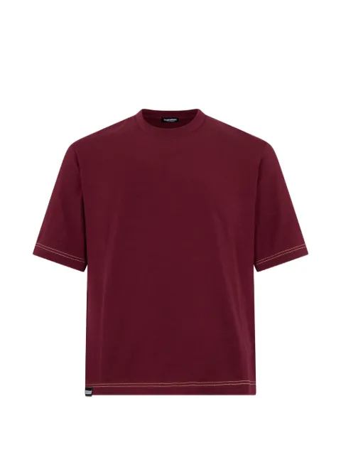 DSQUARED2 tape V-neck T-shirt Red D9M946350ISA01