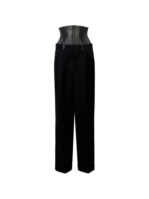DSQUARED2 Tailored2 corset wide pants Black S75KB0566S78136