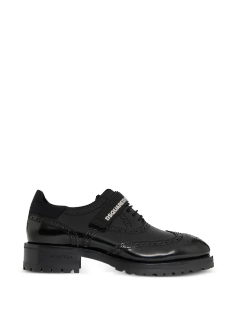 DSQUARED2 Dsquared2-logo oxford shoes Black LUM012424904141