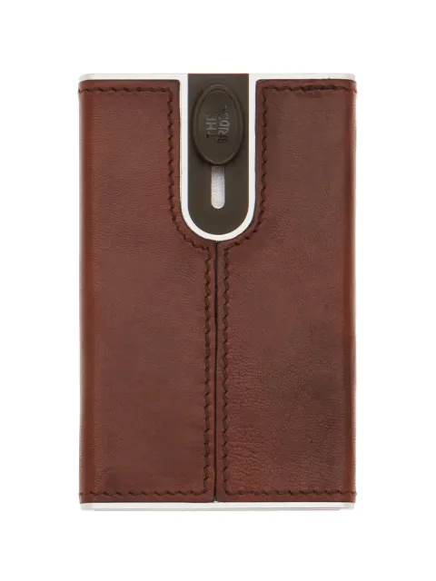 The Bridge leather RFID-protection cardholder Brown 01488001