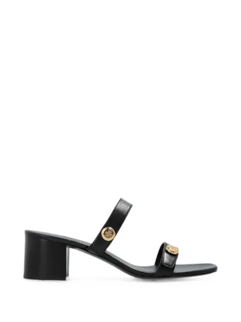 Tory Burch Romy City logo-button sandals Black 183428