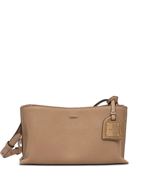 DKNY Alya logo-plaque crossbody bag Brown R44E1I54