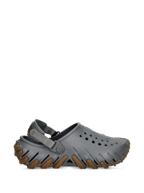 Crocs Echo Gum RO perforated slingback mules Grey 211675