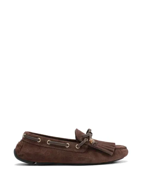 Jimmy Choo Manon fringed loafers Brown J000183652CHOCOLATEMIX