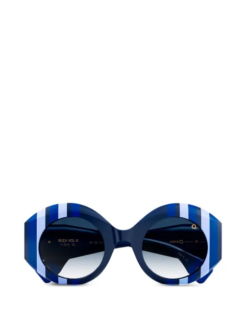 Etnia Barcelona Ibiza 12 striped sunglasses Blue IBIZAVOL612SUN