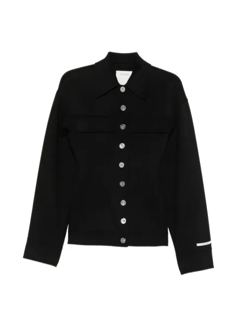 Sportmax panelled button-down jacket Black 2622086011000