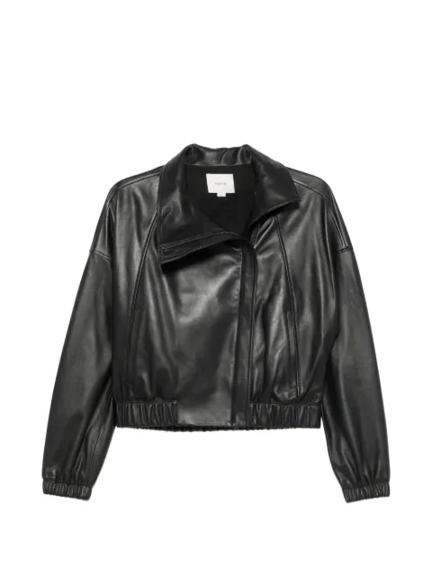 Vince leather bomber jacket Black V201591085