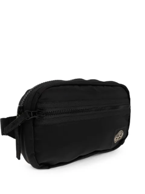 Stone Island logo-patch belt bag Black L2S159200014S0251