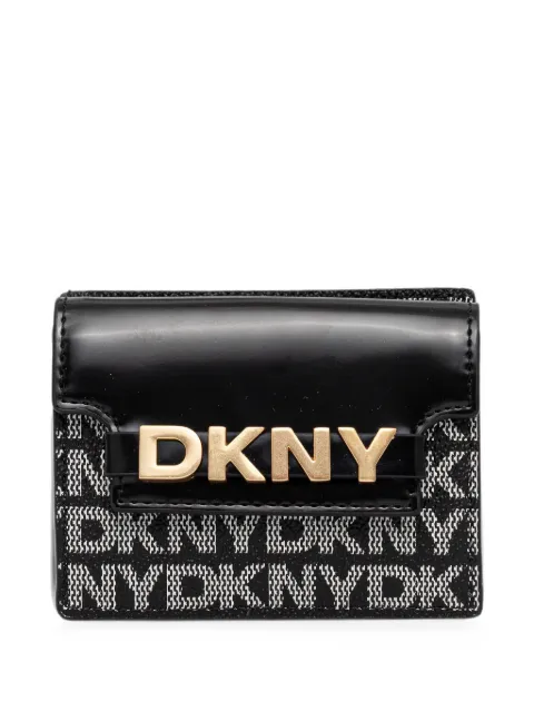 DKNY Avril logo-print wallet Black R52Z5M22