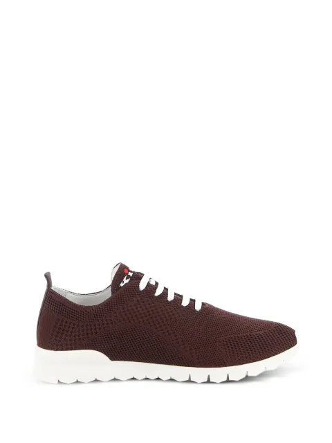 Kiton knit lace-up sneakers Brown USSFITSN00809