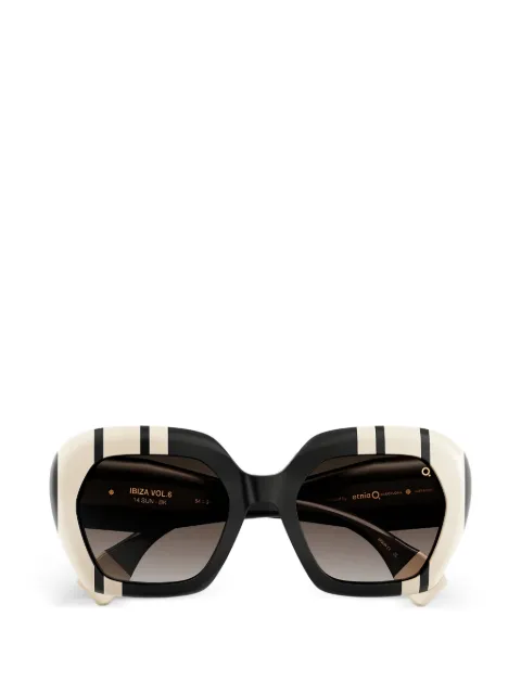 Etnia Barcelona Ibiza 14 striped sunglasses Black IBIZAVOL614SUN