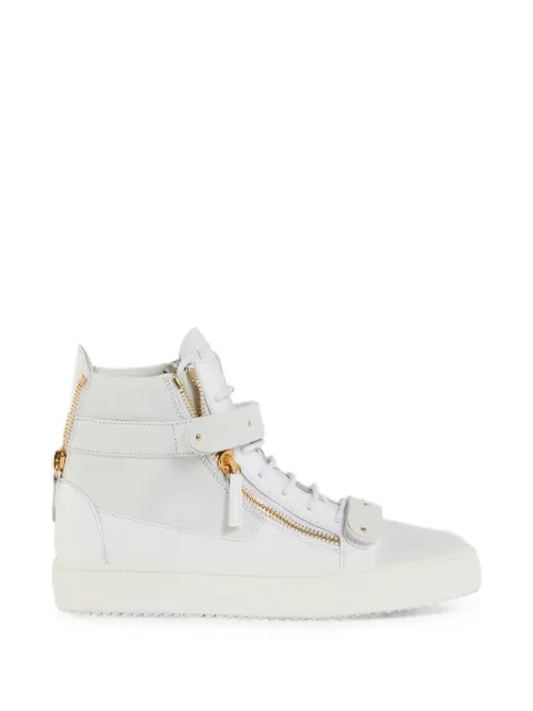 Giuseppe Zanotti Coby patent leather sneakers White RU60010002