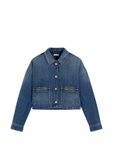 Tommy Hilfiger cropped denim jacket Blue WW0WW50962
