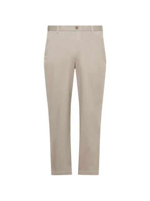 Calvin Klein logo-embroidered chino trousers Neutrals LV04LG600GRAK