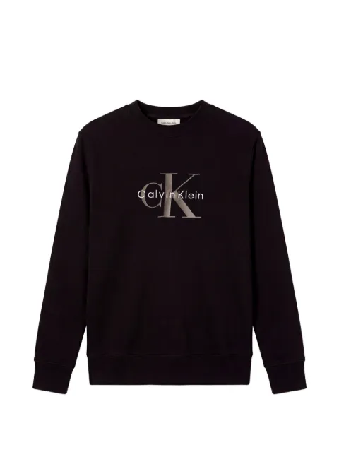 Calvin Klein logo-print sweater Black LV04RG278GUB1