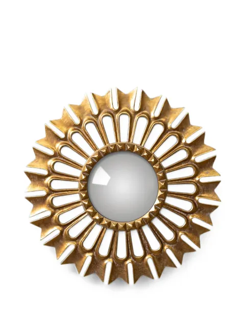 CU I SEEYOU sunburst-frame wall mirror Gold CU19123